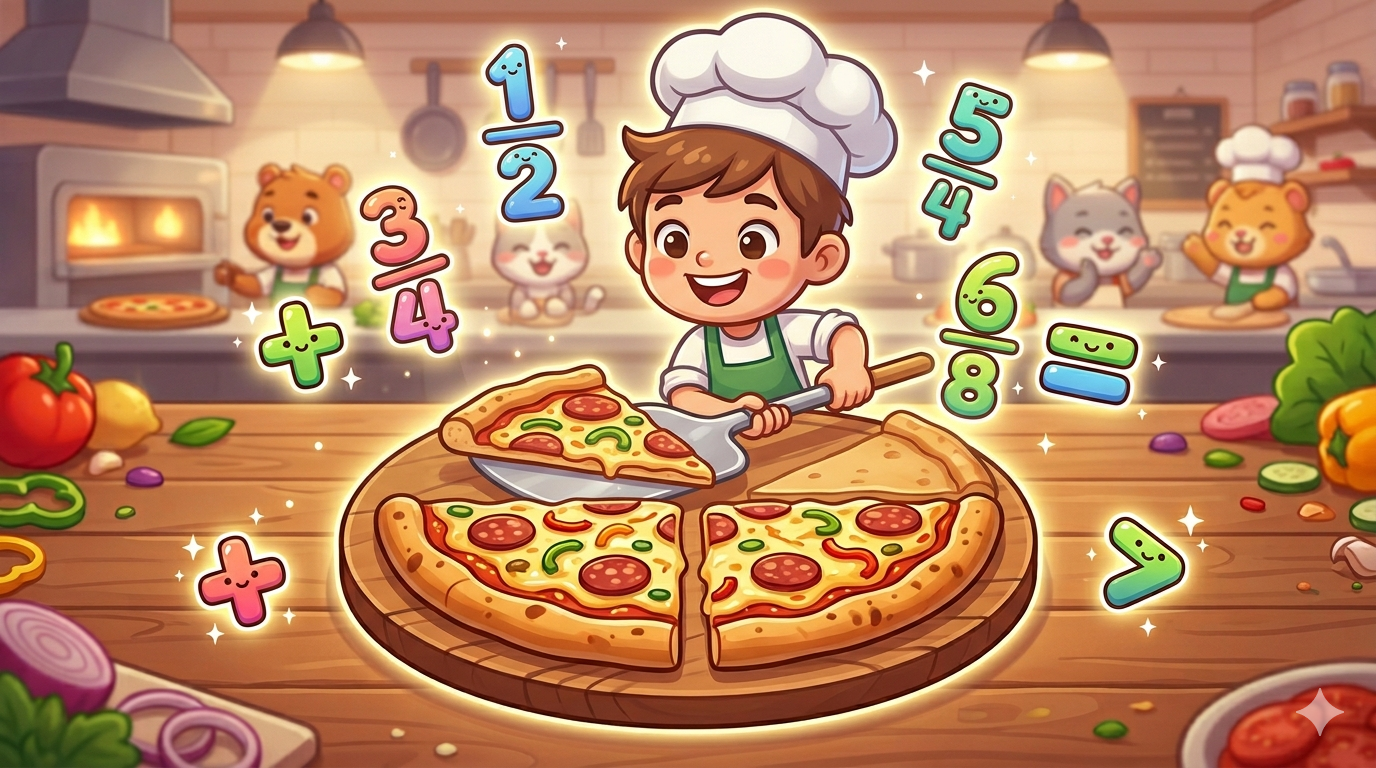 Fraction Pizza Factory